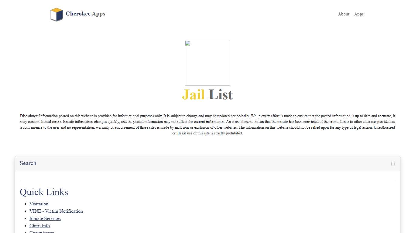 Jail List | Cherokee County GA